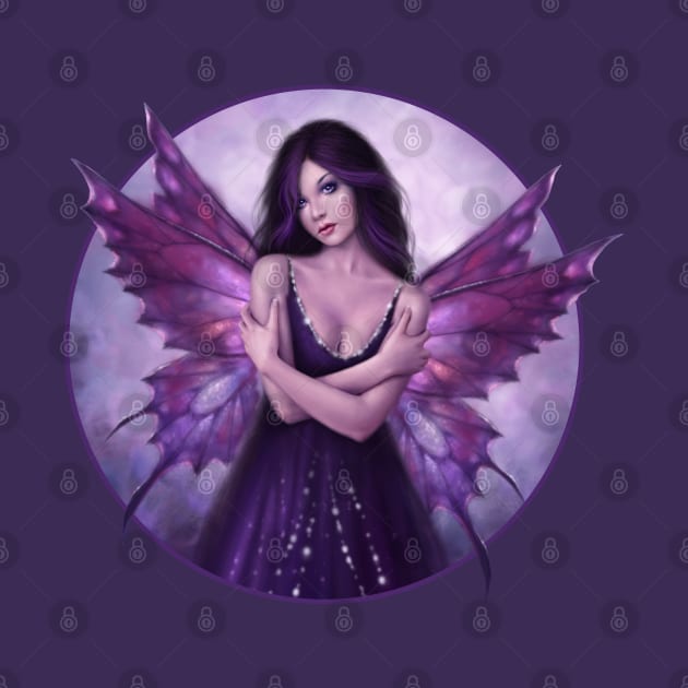 Mirabella Purple Butterfly Fairy by silverstars