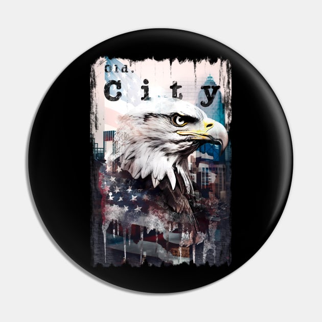 American eagle Pin by NemfisArt