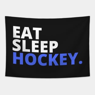 Eat Sleep Hockey Repeat Tapestry