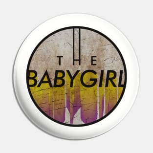 THE BABYGIRL - VINTAGE YELLOW CIRCLE Pin