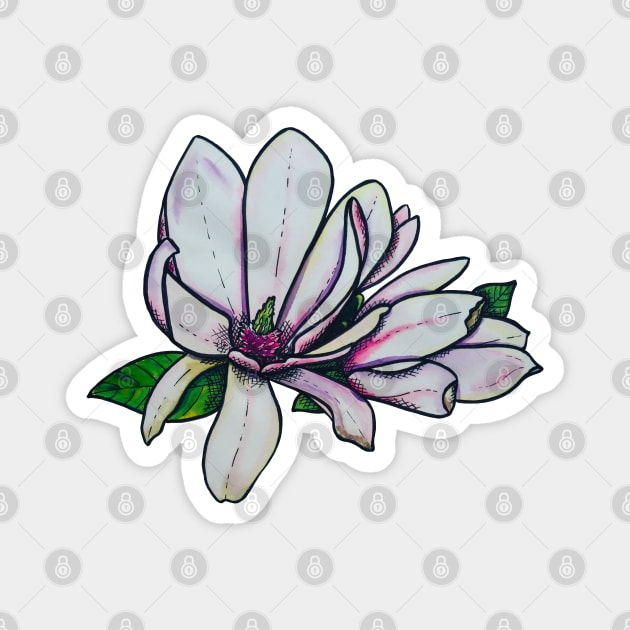 Magnolia Magic Magnet by Kirsty Topps