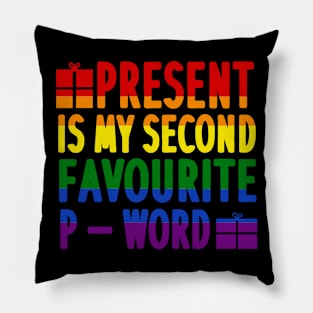 Christmas gift x-mas LGBT Queer Pride Pillow