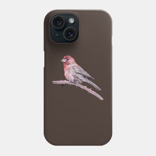 House Finch Watercolor Phone Case