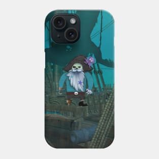 Scary ghost pirate Phone Case