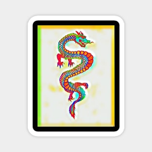 Chinese Dragon 9 Magnet