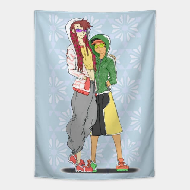 Hoodies Tapestry by TeeJay93