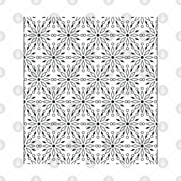 Black and white pattern design by Spinkly