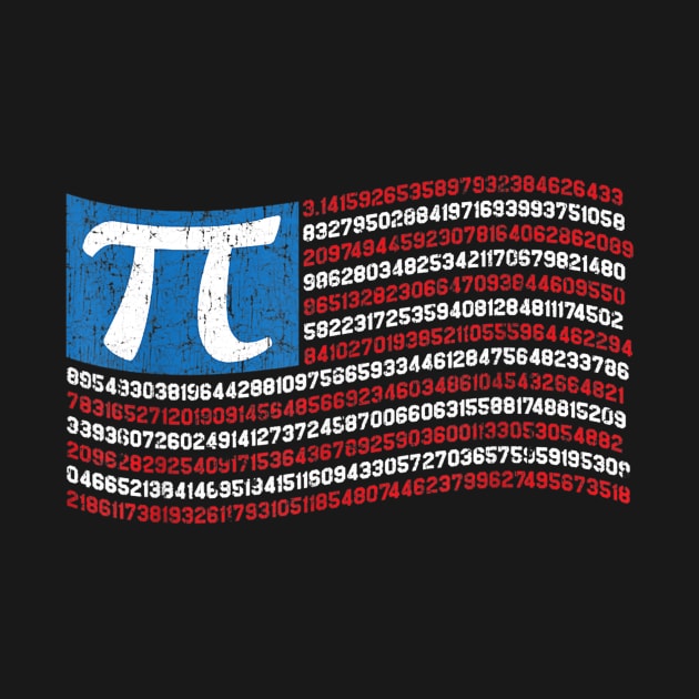 4th of July Pi Shirt American Pi Math by Haley Tokey