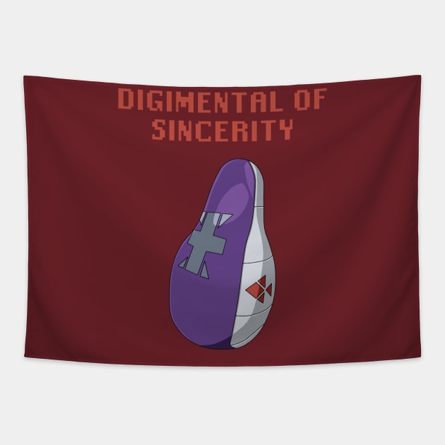 Digimental of Sincerity Tapestry by Decokun