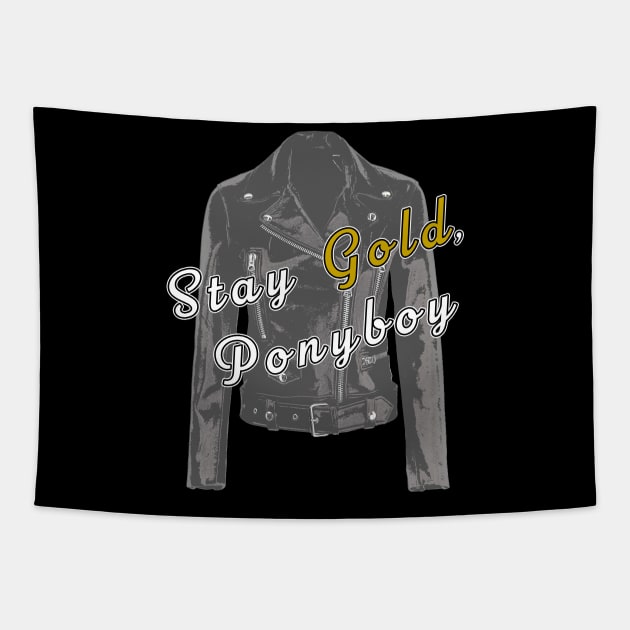 Stay Gold, Ponyboy Tapestry by Selinerd