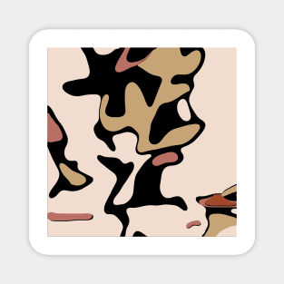 Original abstract modern minimalist design art Magnet