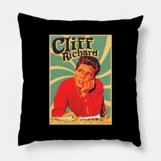 Cliff Richard // Vintage 1960s Fan Design Pillow