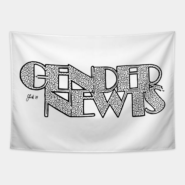 Gender Newts Tapestry by FrauPow