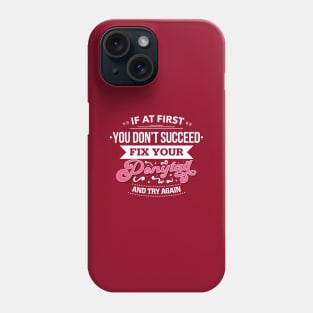 Fix Your Ponytail Fitness Design Phone Case