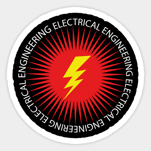 electrical engineering, electricity engineer - Electrical Engineering - Sticker