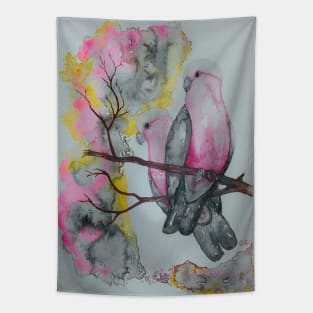 Australian Galahs - bird art Tapestry