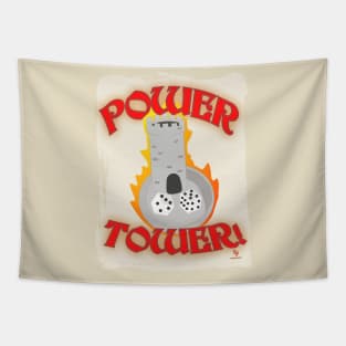 Power Tower Board Game Dice Design Tapestry