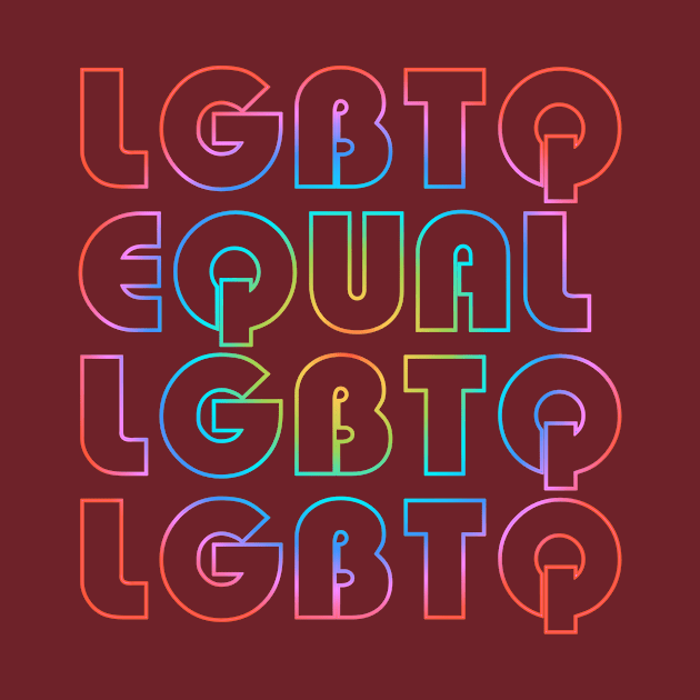 Equal by My Geeky Tees - T-Shirt Designs