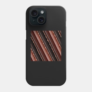 Brown Imitation leather, natural and ecological leather print #15 Phone Case