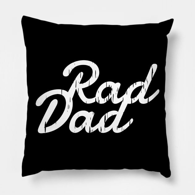 Rad Dad Pillow by madeinchorley