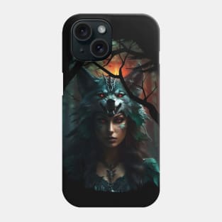 Witch Wolf Phone Case