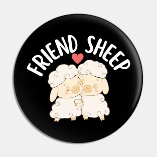 Friend Sheep Lover Gift For Friend Pin