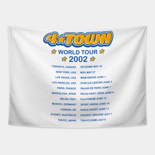 4Town world tour dates 2002 concert tee Tapestry