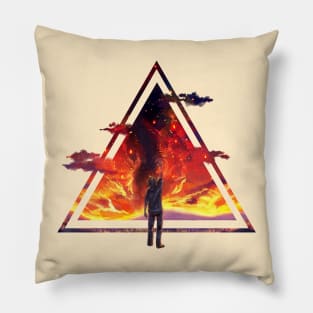 The Fire (Upright) Pillow