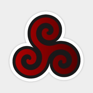 Triskelion Celtic Symbol Magnet