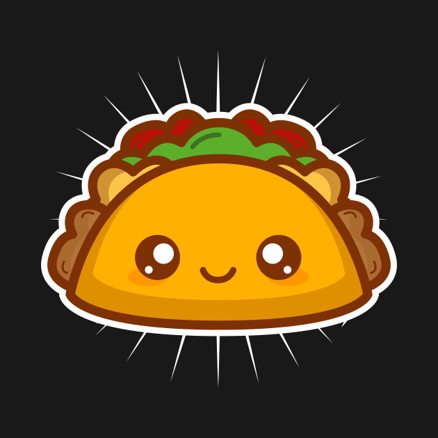 Kawaii Taco by LetsBeginDesigns