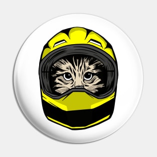 funny cat – Silvinho the cat driver Pin