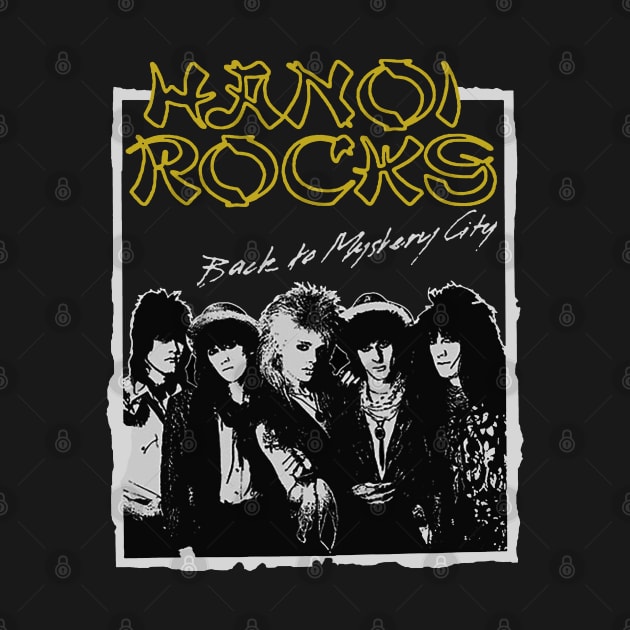 hanoi rocks retro by Grandpa Zeus Art