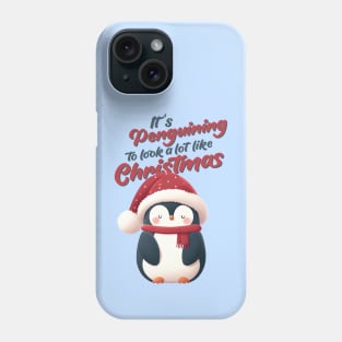 It's Penguin-ing to look a lot like Christmas Phone Case