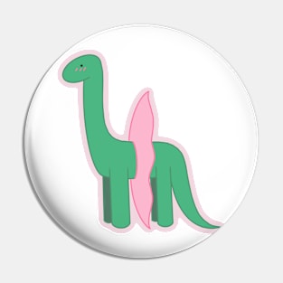 Dinosaur in a Tutu Pin