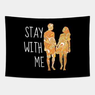 stay with me-couple Tapestry