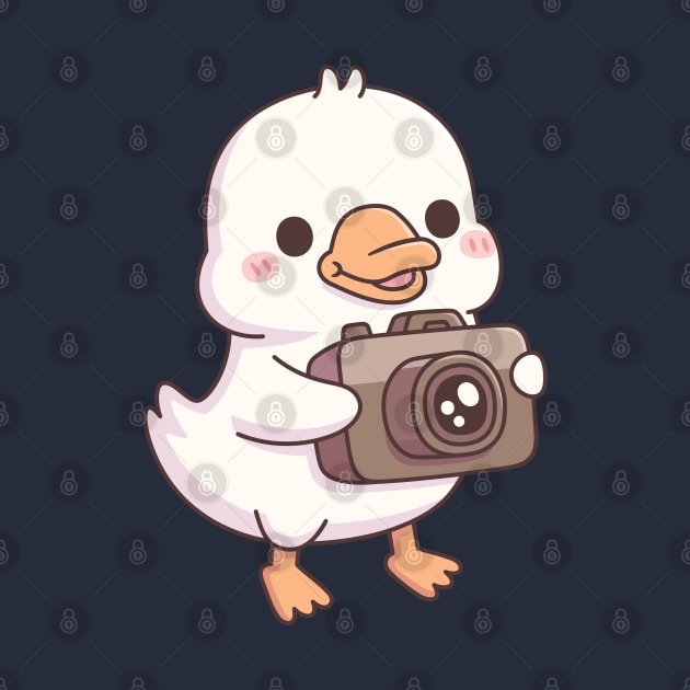 Cute Baby Goose With Camera by rustydoodle