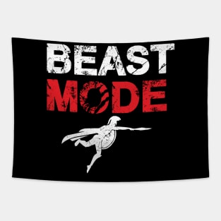 Beast mode design Tapestry