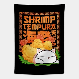 Chubby Cat Shrimp Tempura Tapestry