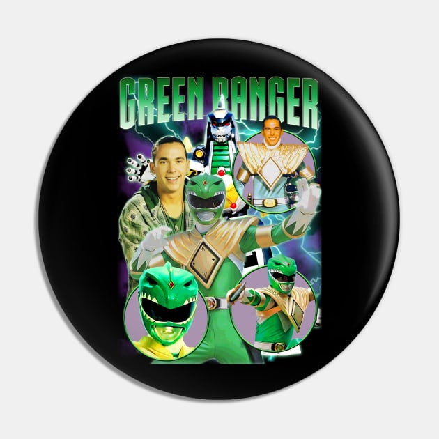 Green Ranger Bootleg Pin by RetroVania