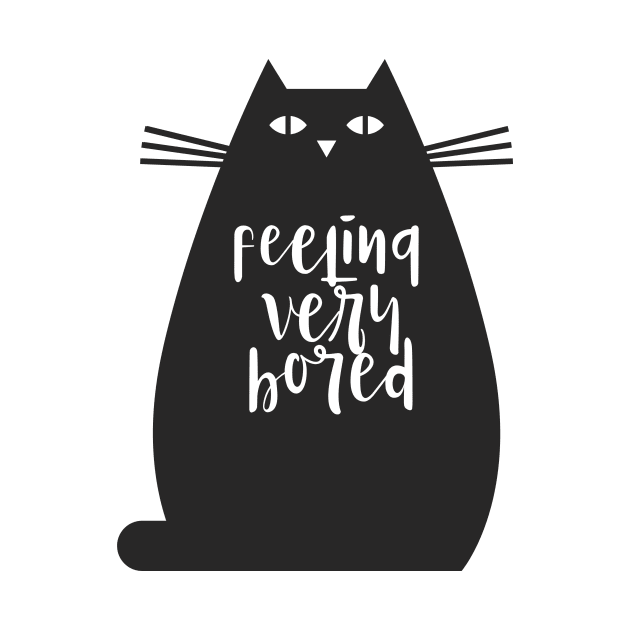 Feeling Very Bored Cat by Evlar