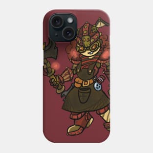 Steampunk Barbarian Engineer Phone Case