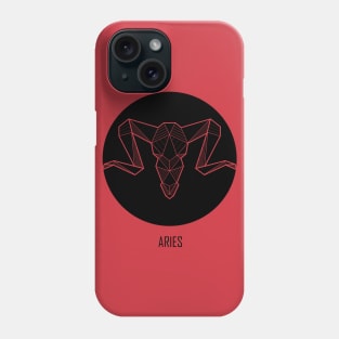 Aaries - Geometric Astrology Phone Case