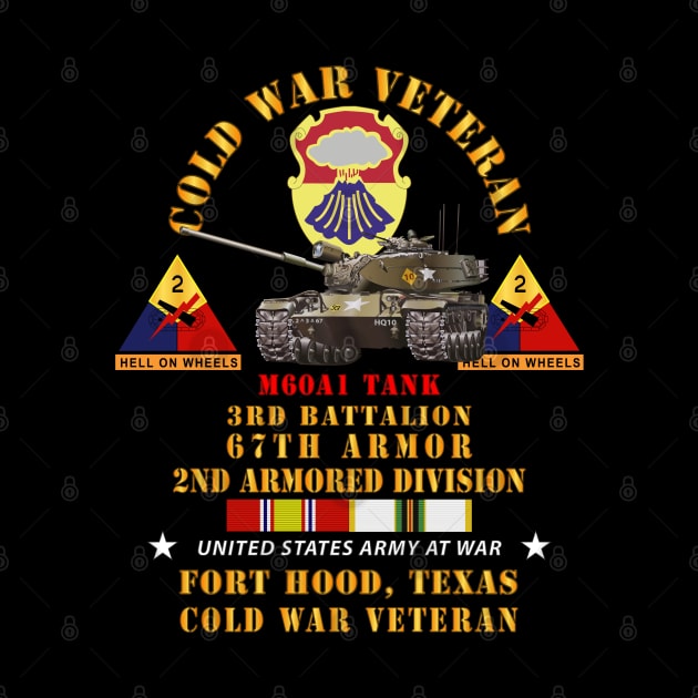 Cold War Vet - 3rd Bn 67th Armor - 2nd AR Div - Ft Hood, TX  - M60A1 Tank w COLD SVC by twix123844