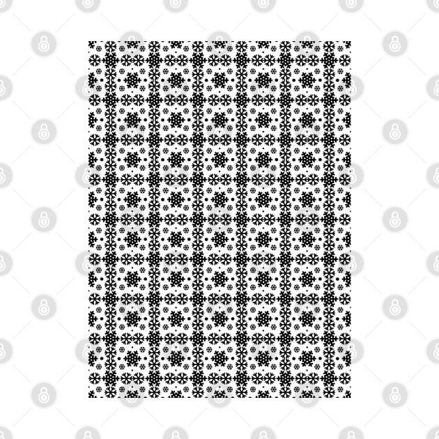 Seamless snow flakes pattern by Spinkly