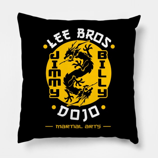 Lee Bros Martial Arts Pillow by buby87