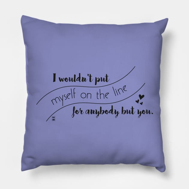 On the line Pillow by Gabi Veiga