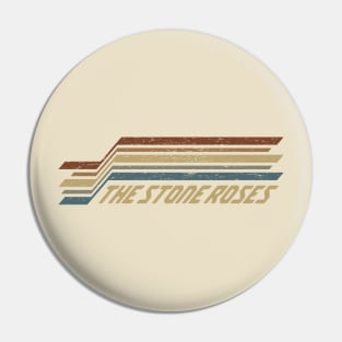 The Stone Roses Stripes Pin