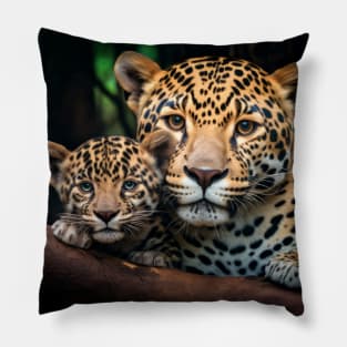 Leopard Animal Wild Beauty Freedom Wilderness Enchanting Pillow