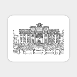 Trevi Fountain Magnet