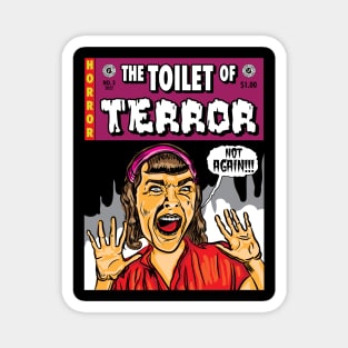 The Toilet of Terror, Horror Comicbook Cover Magnet